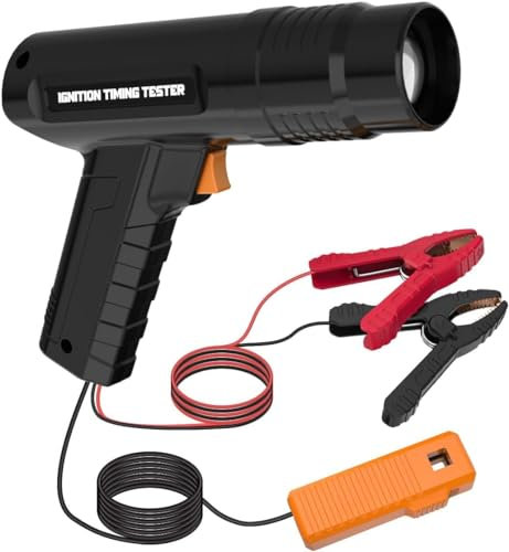 12V Lampe Stroboscopique, Stroboscope Lampe Stroboscopique pour Pistolet à Lumière d'Allumage pour les Moteurs à essence à 2 et 4 Temps, pour Voiture, Moto