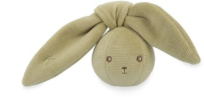 KALOO - Lapinoo - Hasen-Rasselball - 6 cm - Grüner - Babyball aus Velours - Sehr weiches Material - Ab Geburt, K218026