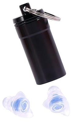 Beaupretty Silicone Musician Filter Earplugs for Noise Reduction and Hearing Protection Reusable Bottle for Live Concerts and Studio Use