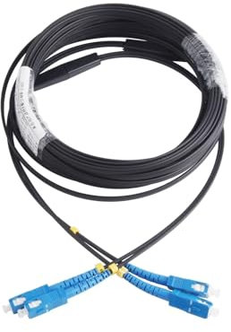 Apparecchiature di comunicazione Cavo in fibra ottica UPC 2 SC a 2 SC Cavo di prolunga for esterni monomodale ottico a 2 core Cavo patch simplex 3M/10M/20M/30M/40M/50M Ponticello in fibra ottica(50M)