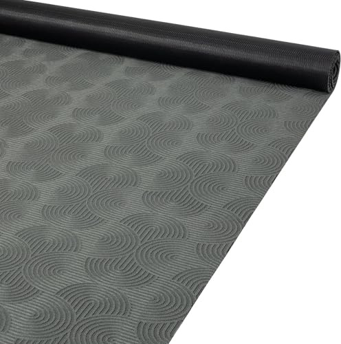 ANRO Läufer Flur Teppich Läufer Küchenteppich Küchenläufer Velours rutschfest waschbar für Küche, Flur, Schlafzimmer Deko Velora 100x400 cm Anthrazit