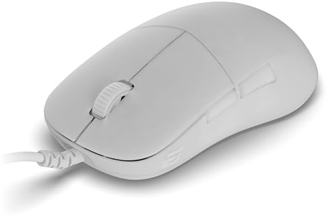 ENDGAME GEAR XM2 8k v2 Gaming Mouse White Frost - Sensore ottico DPI 30K, polling 8000 Hz, design Claw-Grip per mani medio-grandi, leggero (52,5 g)