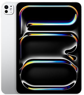 Apple 11 iPad Pro M5, 512 GB: Ultra Retina XDR Display, 12 MP Querformat Frontkamera/12 MP Rückkamera, LiDAR Scanner, WLAN, Batterielaufzeit für den ganzen Tag – Silber