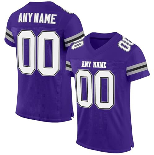 Custom American Football Jersey - Personalized Stitched Team Name and Numbers Perfect Fans Gift Adult Youth Sizes S-6XL