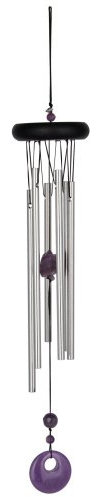 Woodstock Windspiel Chakra Chime, Silber, 46,9 cm