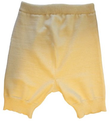 100% Merinowolle Erwachsene Wollwindelhose Überhosen kurze Hosen Soaker gestrickt Schafswolle Natural white S