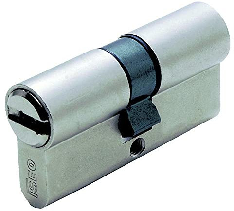 ISEO R6 zentrierzylinder 60 mm 30 – 30 Dual Profil europäischen vernickelt Schlüssel 6 Nocke DIN 30 ° einbruchsicher
