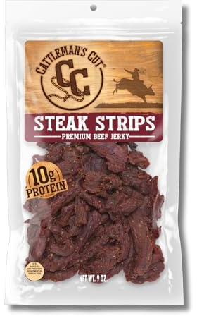 Cattleman's Cut Texas Style Flank Steak Boeuf Jerky, 255 g