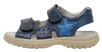 Naturino Pojkar dock peep-toe sandaler, Blå Bleu 0c01-31 EU
