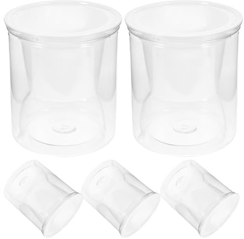 Happyyami 5 Sets Self Watering Planter Pots African Violet Pot For Outdoor Plants Garden Hydroponics Growing System Flowerpots Orchid Planter