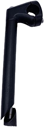 rockible Attacco Manubrio Integrato per Bici Attacco Manubrio a Collo D'Oca, Realizzato in Lega di Alluminio, Rivestimento Galvanico, Antiruggine, Ro, Black