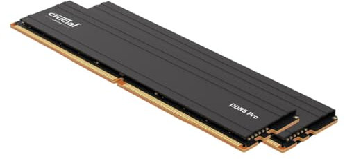 Crucial Pro DDR5 RAM 64GB Kit (2x32GB) 5600MHz, Intel XMP 3.0 / AMD Expo, PC Computer Arbeitsspeicher - CP2K32G56C46U5