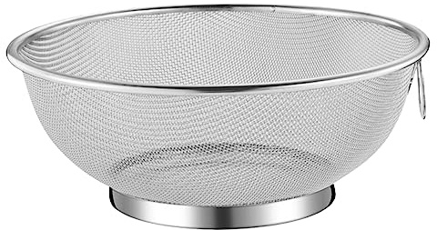 ABOOFAN Colador de Malla Fina y Filtro de Aceite para Cocina de Acero Inoxidable para Filtrar Aceite y Líquidos Cesta Escurridora Práctico Colador Pequeño