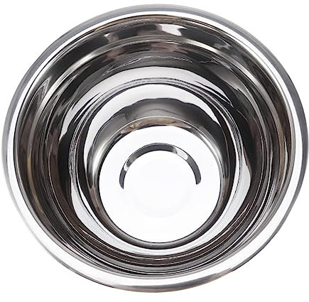 GRIRIW 5pcs Stainless Steel Mixing Bowl Deep Salad Bowls Fruit Salad Container Serving