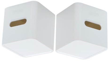 Cabilock 2stücke Tissue Box Dispenser Quadratisch Für Bad Büro Schlafzimmer Mit Tissue Halter Aufbewahrungsbox Für Papierrollen