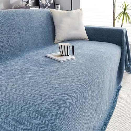 BohrenCL Sofaüberwürfe, Sofa Überwurfdecke, Sofadecke mit Deko Quasten, Sofaüberwurf 1/2/3 Sitzer, rutschfest Sofa Überzug, Sofabezug, Sofaschutz Katze Hund, Couch überzug