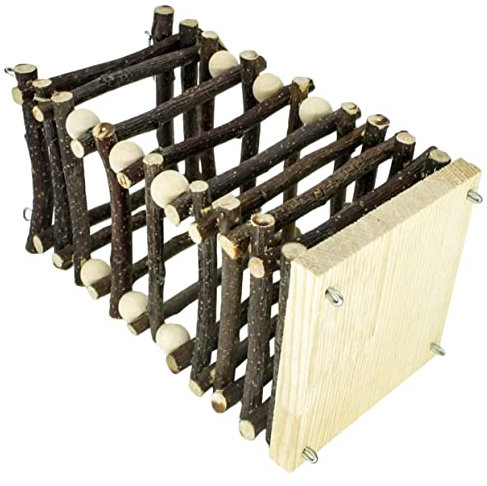 BELLIFFY Holzbehälter Für Kaninchen Und Hasen Futterspender Aus Holz Kaninchenkäfigzubehör Hasenfutterspender Mit Zaun Großer Vorrat Für Kleintiere Robust Und Langlebig Einfach