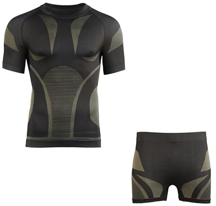 Mil-Tec Performance Short Functional Underwear Black, Black, 3X-Large