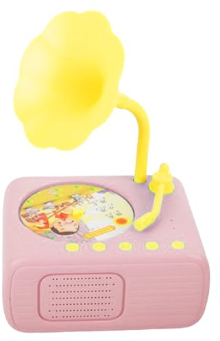 Audio Kids - Gramofono portatile, Lettore di Storia Interattiva | Giocatori audio educativi prescolari, Giocattoli interattivi per Età delle ragazze dei racconti apr