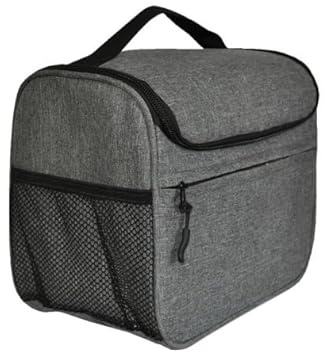 Mobility Scooter Tiller Storage Bag, Waterproof, Multiple Compartments, Black (Grey)