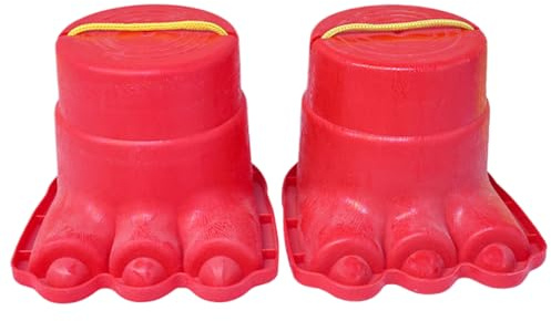 Generisch Kinder Stelzen Set - 12 cm Balanciersteine Spielzeug | Balance Laufbecher Für Kinder Fitness Indoor Pause Garten Party Homeschool Turnhalle Koordination Übung Belastbar Blau