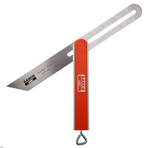 Bahco 9574-250 250MM Bevel with Locking END, Silver/Orange