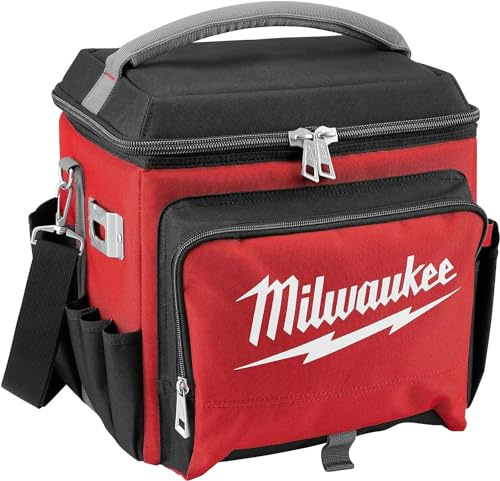 Milwaukee Electric Tool 48-22-8250 Seitlicher Baustellen-Kühler, Polyester, 28,2 x 35 x 38 cm, 3 x 5 Taschen