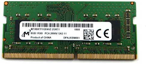 Micron MTA8ATF1G64HZ-2G6E1 RAM-moduler 8 GB DDR4 2666 MHz - Minnesmodul (8 GB, 1 x 8 GB, DDR4, 2666 MHz, 260-pin SO-DIMM)