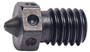 1 Stück gehärtete Stahldüse M6 Düse 0,25/0,4/0,5/0,6 mm für 1,75 mm V6 Hotend Prusa Druck, PEI PEEK oder Kohlefaser-Filament Verwendung, 1x 0.4mm