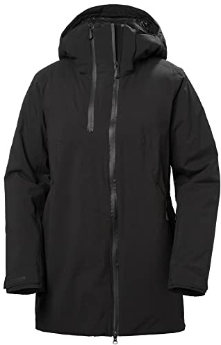 Helly Hansen Active Puffy Jacket, Chaqueta De Esquí Para Mujer, Negro (Black), L