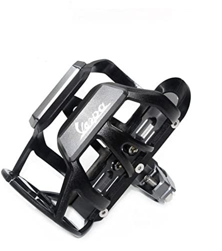 Für Vespa Granturismo 125 200 GTS125 GTS250 GTS S125/150/300 Motorrad CNC Getränke Flaschenhalter Getränkehalter Zubehör (Farbe : Titan)