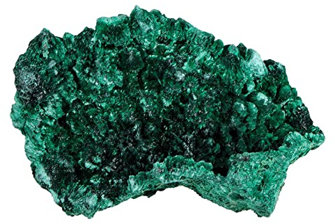 Nupuyai Grüner Malachit Stein Rohstein Edelstein Mineral Kristall Deko | Malachit Rohstein Edelstein, 10-50g, Kristall Heilstein, Feng Shui Deko, Schutzstein Geschenk für Zuhause Büro