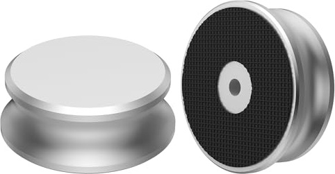 Tirstrup LP-Stabilisator och Viktstabilisator för Skivspelare - Vinyl Vibrationsdämpare i Aluminium (Silver)