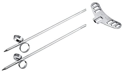 Watris Veiyi 2 Stück Spiralschneider Kartoffel, Gemüse Rettich Spiralschneider, Handbuch Edelstahl Spiral Chips Cutter, Spiralisator Carving Roller für Früchte Gurke Tornado Chips