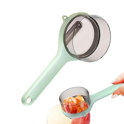 Lunaobrik Pelapatate con contenitore, pelapatate con scatola, pelapatate per frutta con contenitore, multifunzionale, pelapatate con contenitore di raccolta per tutte le vostre esigenze di pelatura