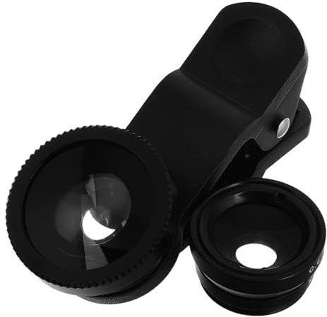 Angoily Handyobjektiv Makro Und Fisheye-objektiv Für Smartphone-Kamera Kompaktes Clip-objektiv-kit Für Handys Für Reisen Und Professionelle Fotografie