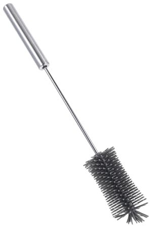 SOLUSTRE Effortless Rotation Long Bottle Brush Soft Bristles for Bottles Cleaning Brush for Glasses