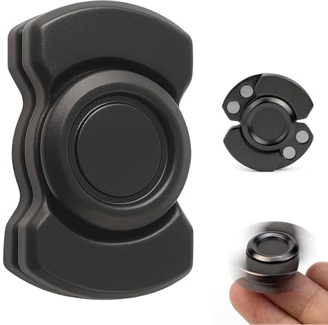 3-in-1 Fidget Spinners, Portable Metal Fidget Toy | High-Speed Rotation Silent Fidget Toy, Stress and Focus for Adults and Kids