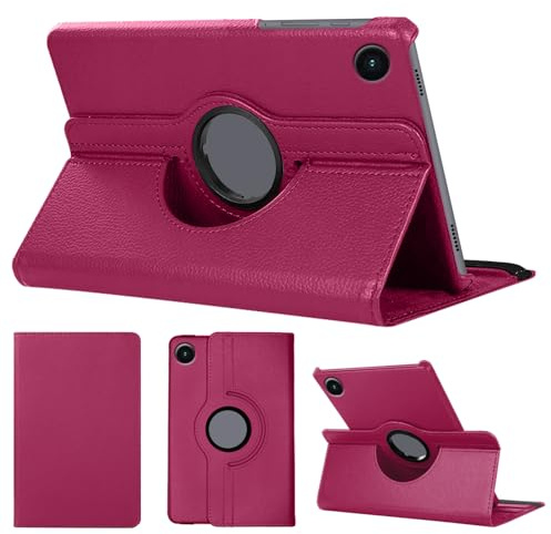 SWEIMEN Hülle Kompatibel mit Samsung Galaxy Tab A11 8.7 Tablette, PU Lederhülle 360° Drehbar Multi-Winkel Schutz Ständer Schutzhülle