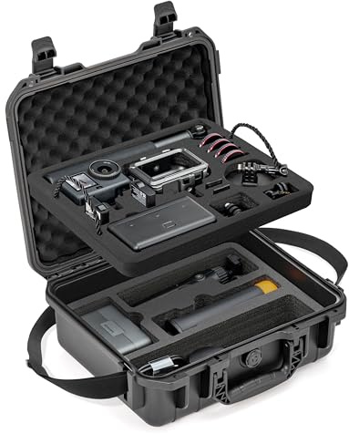 STARTRC PHOTO Osmo Action 6 Valise rigide étanche double couche pour accessoires DJI Osmo Action 6 Pour Combo Standard & Adventure [valise uniquement]