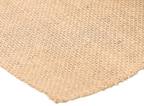 Lot de 2 rouleaux de protection en toile de jute naturelle pour protection contre le gel – 3 x 19,8 cm et 3,5 x 15 cm, respirant, coupe-vent, pour coffre de jardin (15 cm x 3,5 m)