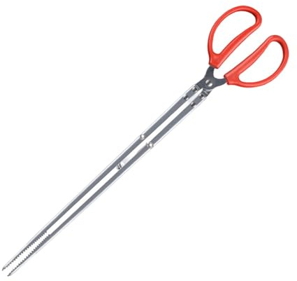 Gralara Pinza per Rifiuti, Pinza per La Raccolta dei Rifiuti, Strumento di Presa Multifunzionale Antiscivolo, Raccoglitore di Rifiuti in Acciaio Inossidabile, 52 Cm