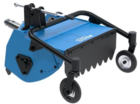 Güde Broyeur GSM 501 pour axe mono-essieu - Compatible avec le moteur Güde GME 6,5 V #95187, largeur de travail de 50 cm, réglage de la hauteur de coupe de 1 à 7 cm, diamètre du rouleau de couteau de