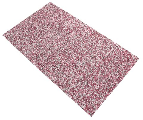 CIYODO Tapis de Manucure en Résine Brillante Rose avec Coussin Repose-poignet Rectangulaire pour Réduire la Fatigue Main, pour Table de Prothésiste Ongulaire et Photographie de Bijoux