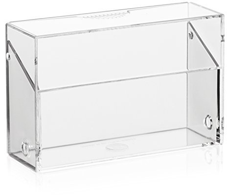 VITAdisplays® Visitenkartenbox/Visitenkartenhalter/variabel zur Aufbewahrung oder als Visitenkartenständer, glasklar