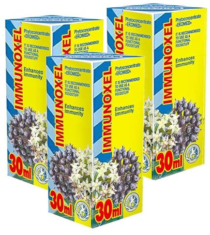 Immunoxel PhytoConcentrate Pack of 3-21 Day Course - Natural Plant Extracts - Effective Immune Booster Against Cold and Flu