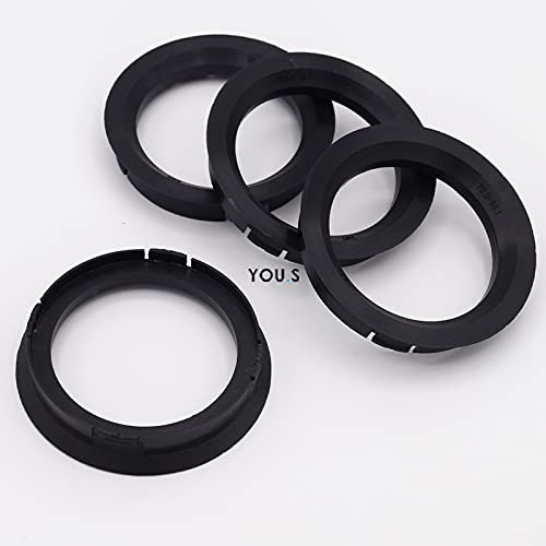 4 x ZENTRIERRINGE DISTANZRING für ALUFELGEN Z37 70,0-56,1 mm Alutec Anzio Rial