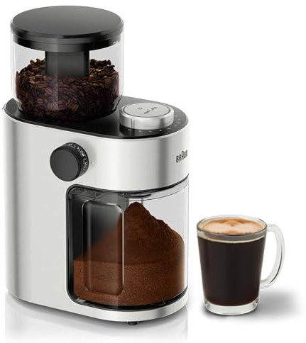 Braun FreshSet KG7070 Kaffeemühle | French Press, Filterkaffee, Espresso | 15 Mahlgrad-Einstellungen | 2-12 Tassen | Für 220g Kaffee