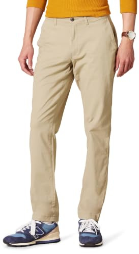 Amazon Essentials Men's Classic-Fit Casual Stretch Chino Casual Trousers