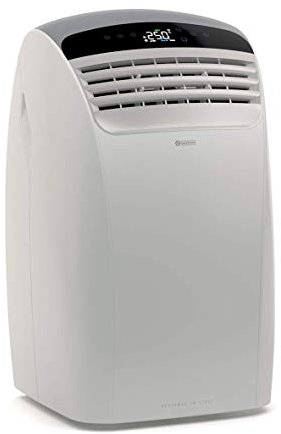 Olimpia Splendid 01919 Dolceclima Silent 12 P Climatizzatore Portatile 12000 BTU/h, 2.7 kW, Natural Gas R290, Design Made in Italy, 39.6 x 46 x 76.2 cm